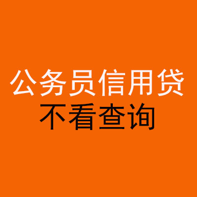 西区公务员信用贷款